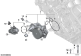 Diagram for BMW 750i Water Pump - 11517548263