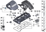 Diagram for BMW X5 Valve Cover Gasket - 11127587804