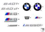 Diagram for BMW M8 Emblem - 51147376339