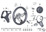 Diagram for BMW X5 Steering Wheel - 32307851498