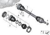 Diagram for BMW Axle Shaft - 33217561792