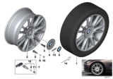 Diagram for BMW Wheel Hub Bolt - 36136890324
