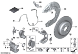 Diagram for BMW M340i Brake Pad Sensor - 34356870354