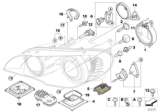 Diagram for BMW 840Ci Fog Light Bulb - 63217160777