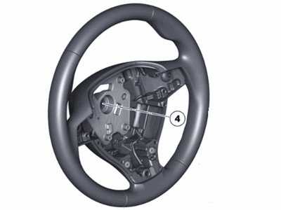 BMW 650i Steering Wheel - 32336790891