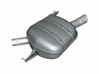 BMW Exhaust Resonator - 18307646928