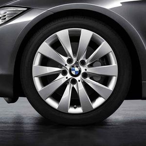 BMW 17 inch Style 413 Cold Weather Wheel and Tire Set 36112448005