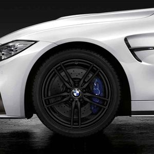 BMW 19 inch Style 641M Black Cold Weather Wheel & Tire Set XL 36112471478