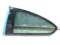 BMW 51377119177 Side Window, Green, Rear, Left