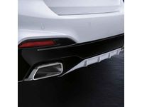 BMW 51192412406 M Performance Rear Diffuser with Bumper Trim, Matte Black