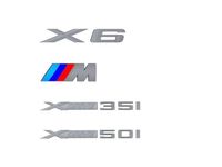 BMW 51147250850 Lettering Badge Replacement - X6 / M Emblem - Rear