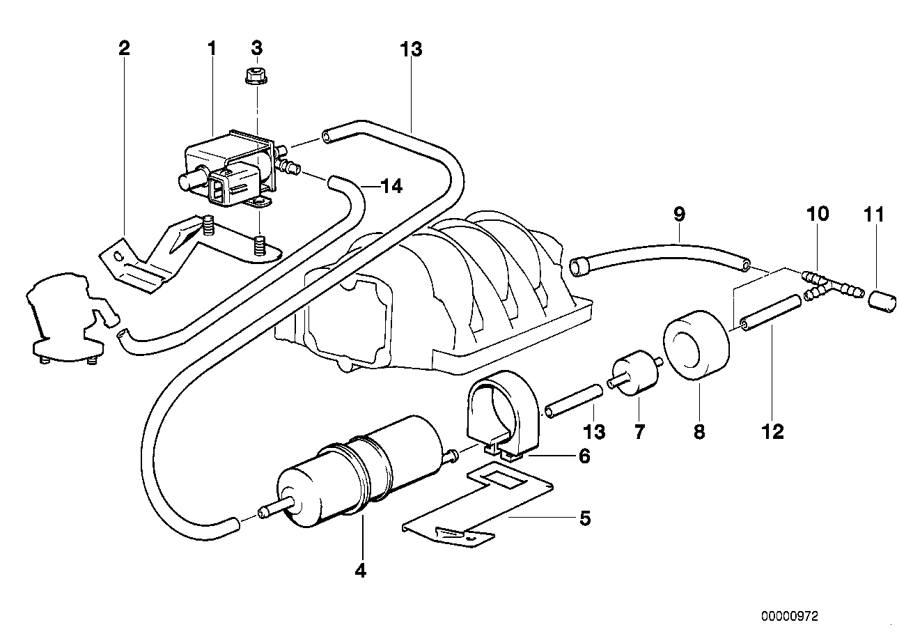 BMW 46631452400 Grommet