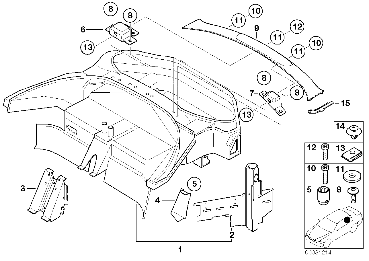 BMW 07119900024 Fillister Head Screw