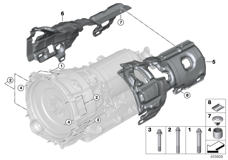 BMW 24008624440 ACOUSTIC CAPSULE, RIGHT