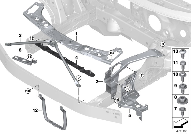 BMW 51647411979 U-BRACE