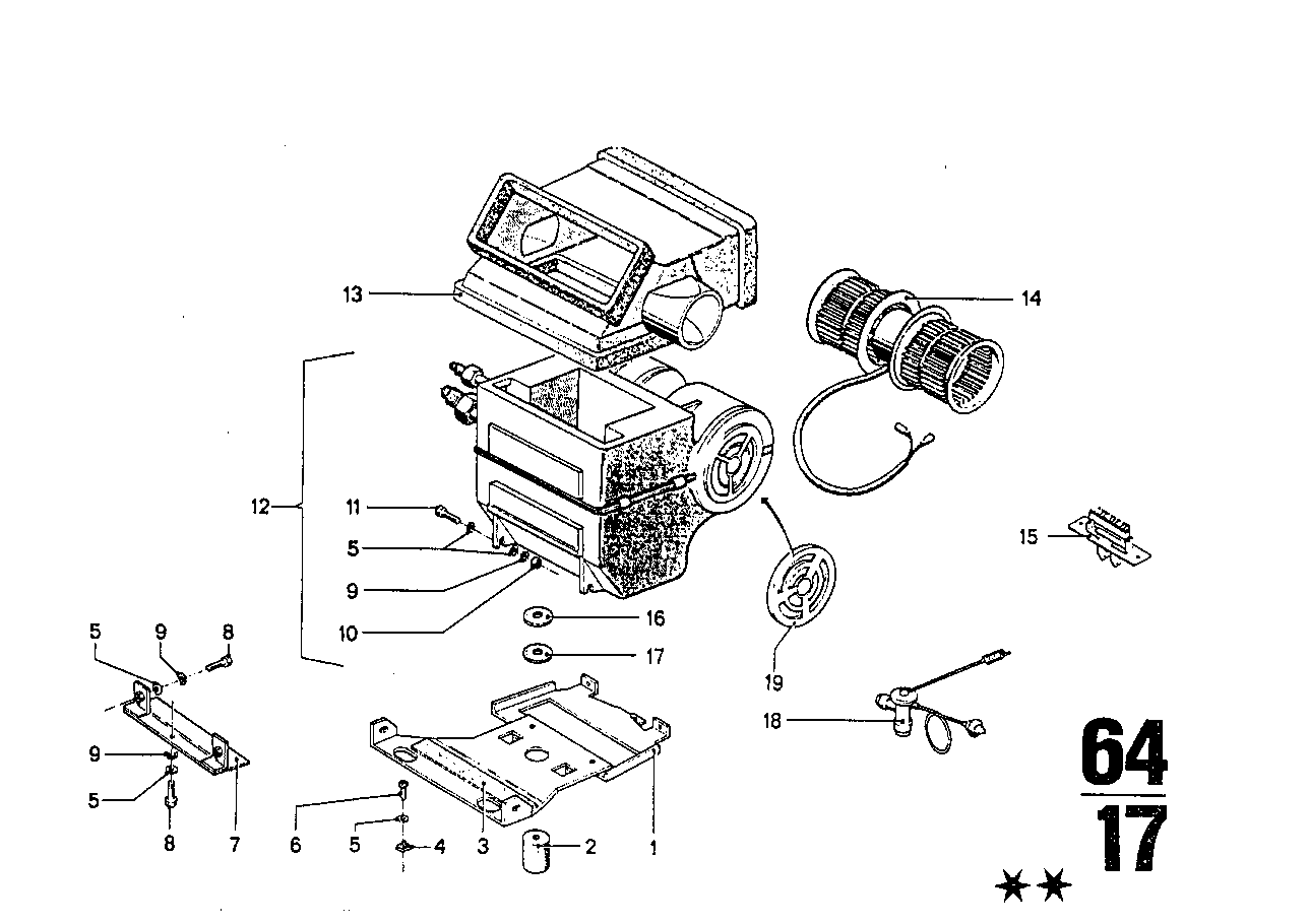 BMW 64501352076 Intermediate Piece