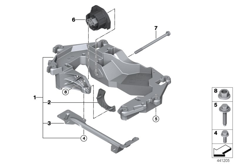 BMW 22316872911 Gearbox Cross Member