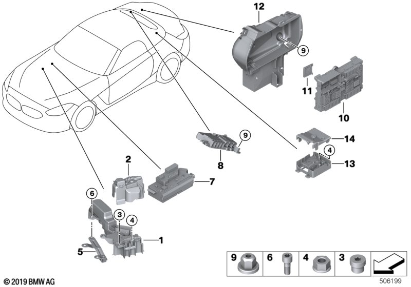 BMW 61148795901 B+ JUNCTION TERMINAL