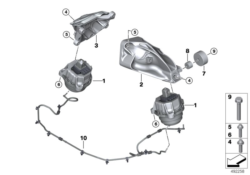 BMW 22116861592 VACUUM PIPE