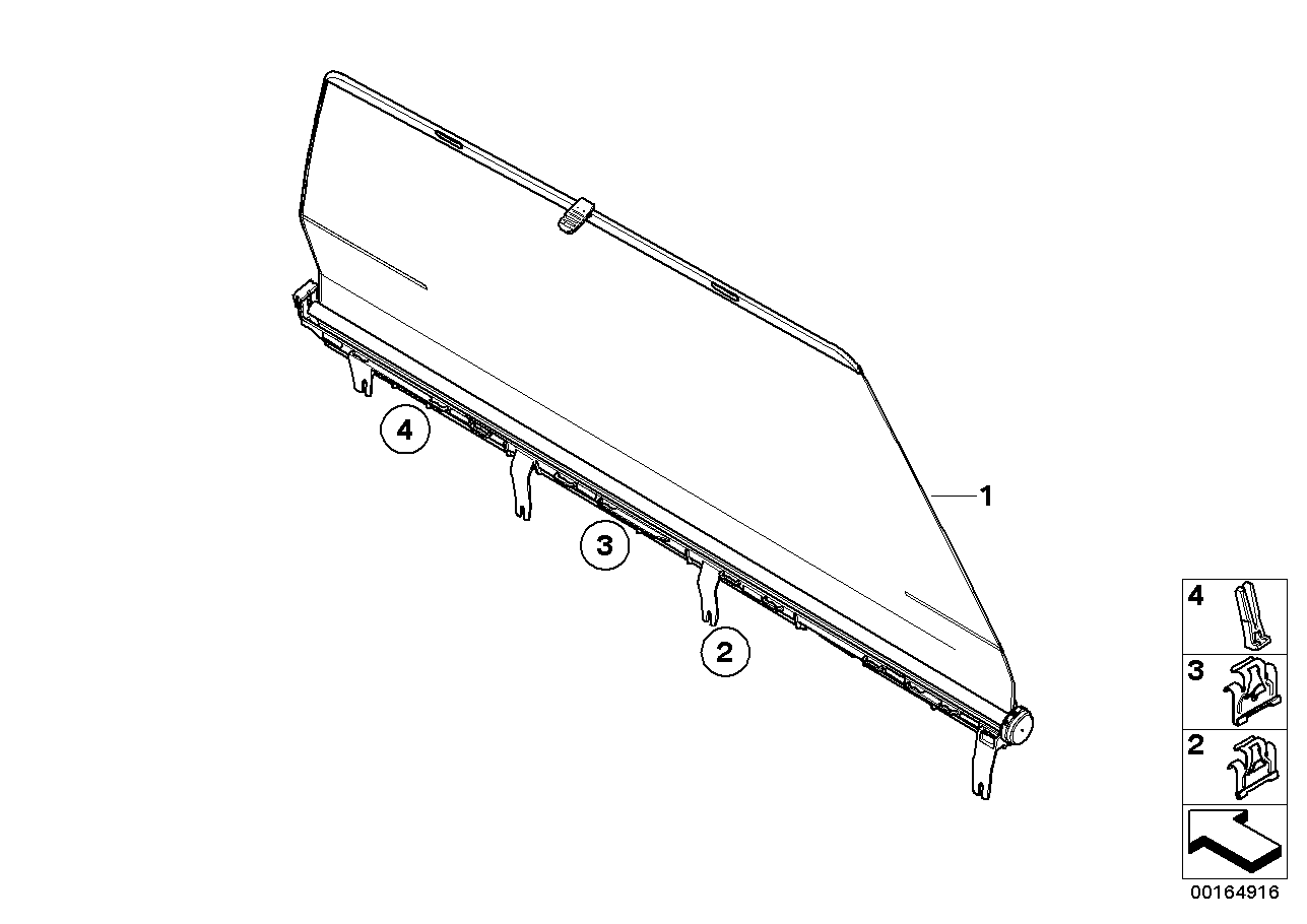 BMW 51429170956 Wedge