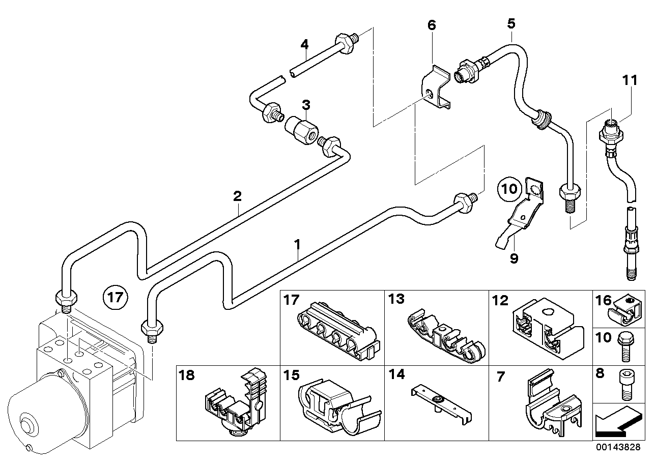 BMW 34326757721 Pipe