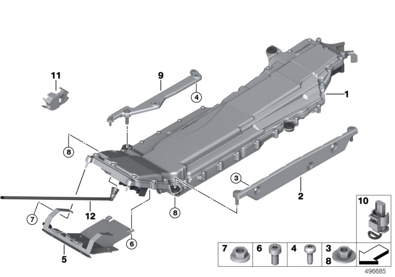 BMW 12148618232 Replacement. Electrical Machine Electronics