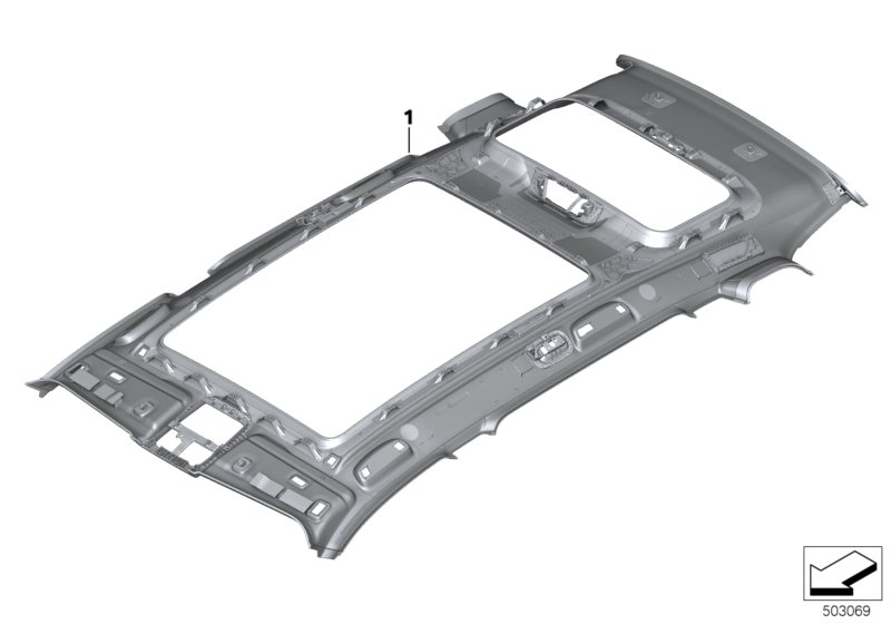 BMW 51447997820 ROOFLINER PANORAMA GLASS ROO