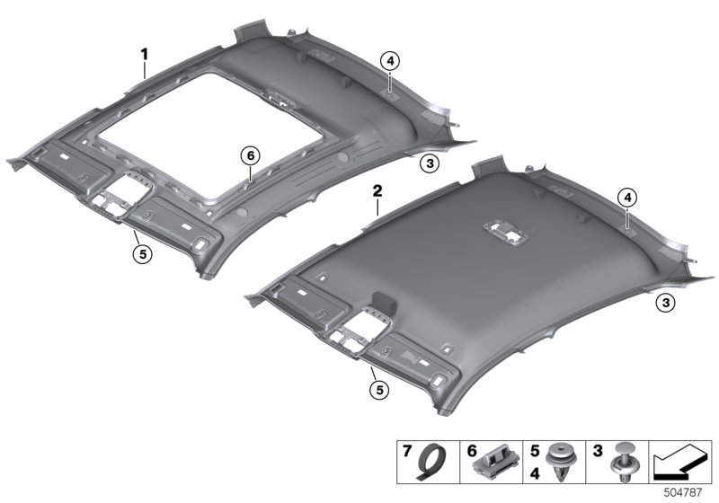 BMW 51449459925 AUDIO TRIM PANEL FRONT LEFT