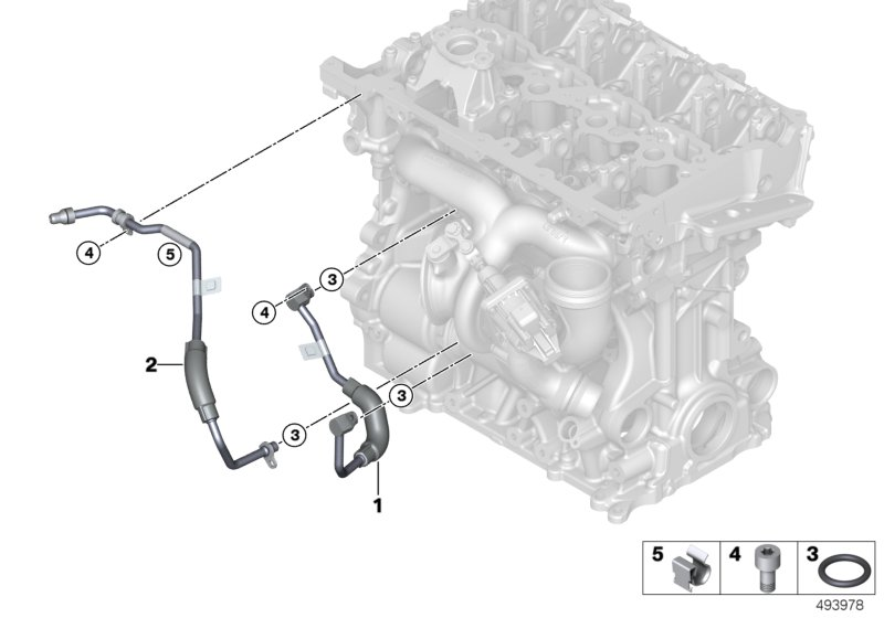 BMW 11538629972 WIRE EXHAUST TURBOCHARGER HO