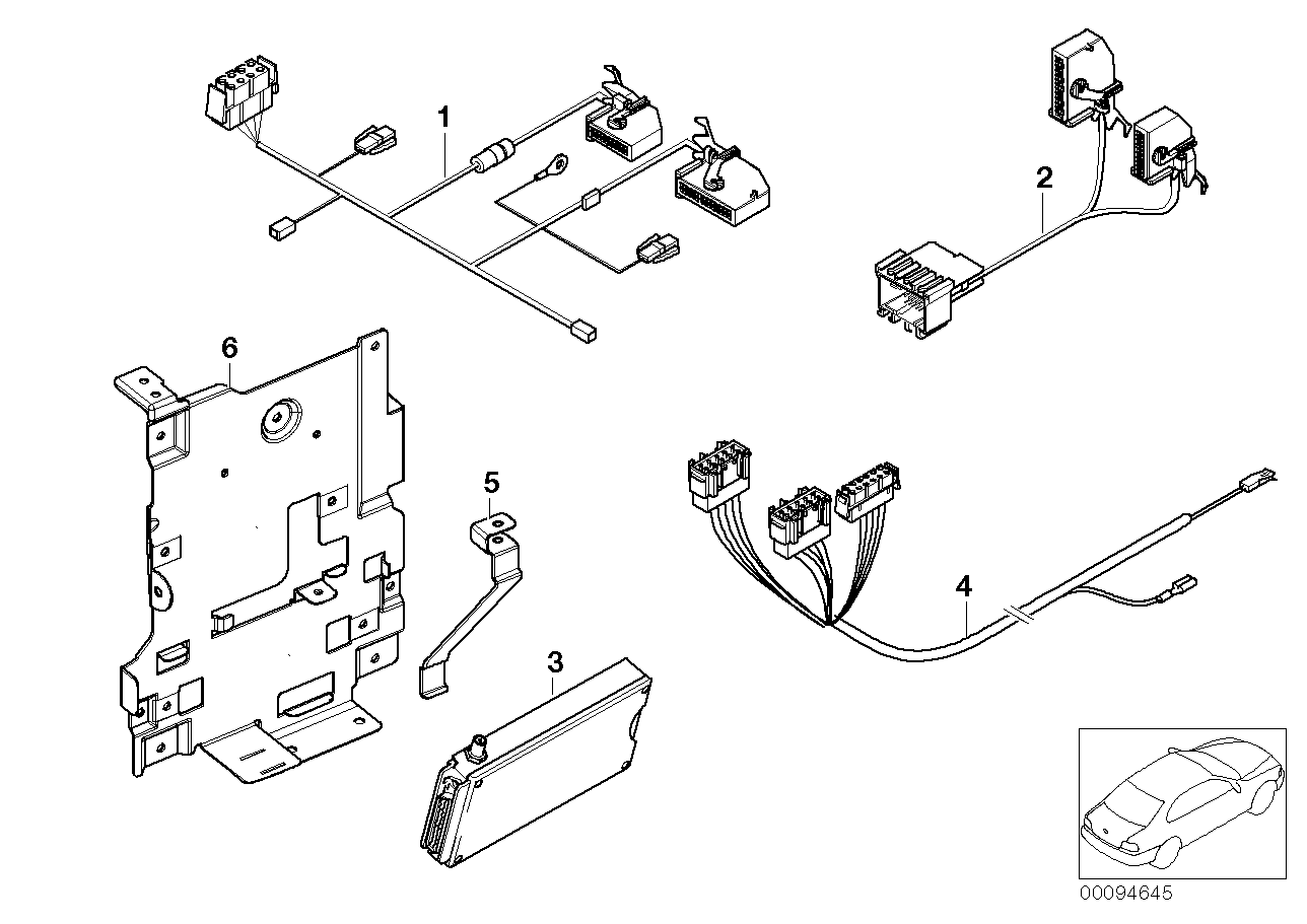 BMW 61120145775 Cable Adapter