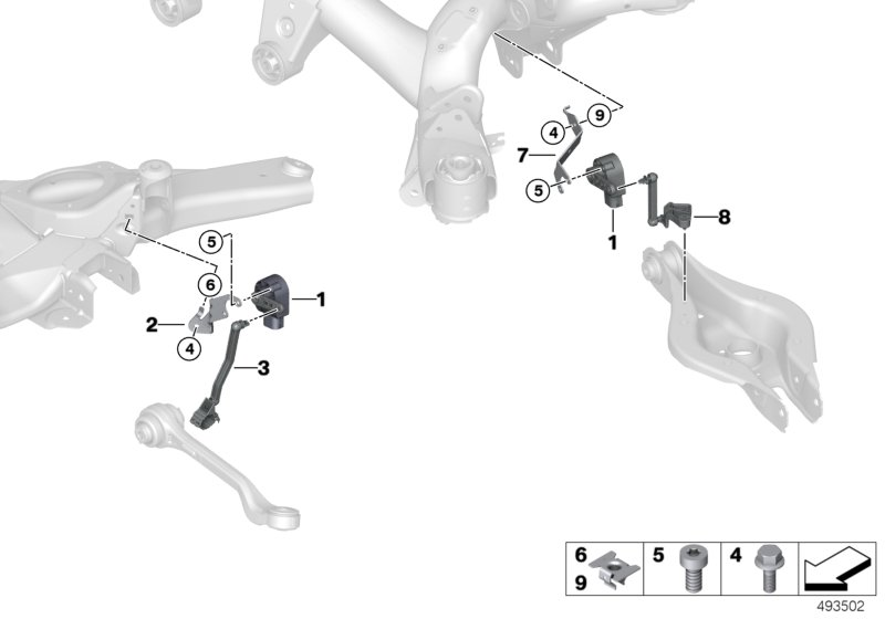 BMW 37146878576 JOINTED ROD FRONT