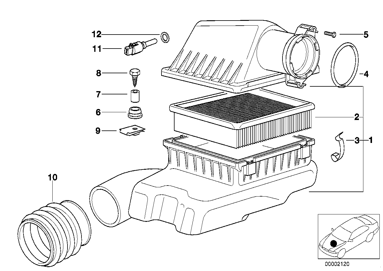 BMW 17111709444 Screw, Self Tapping