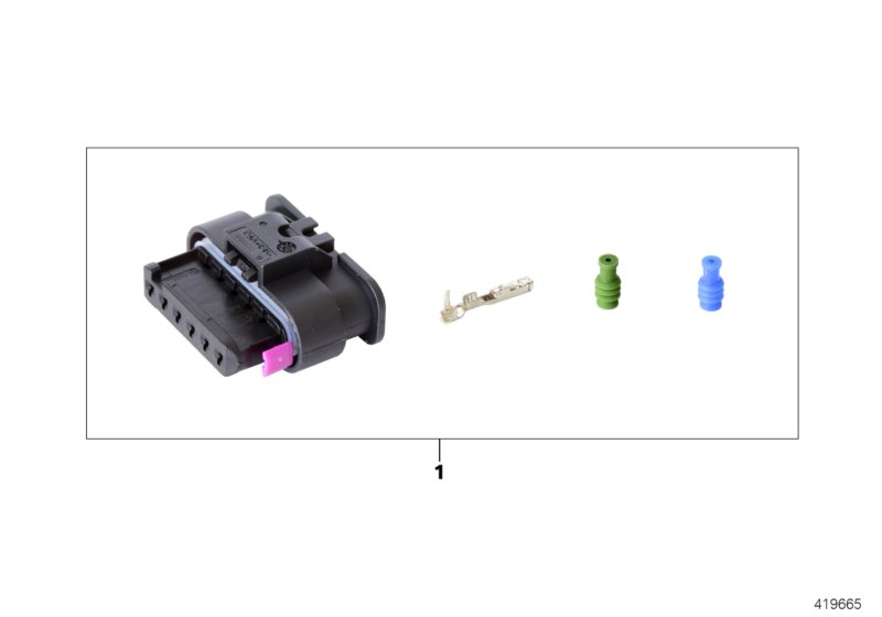 BMW 61132359993 Repair Kit, Socket Housing