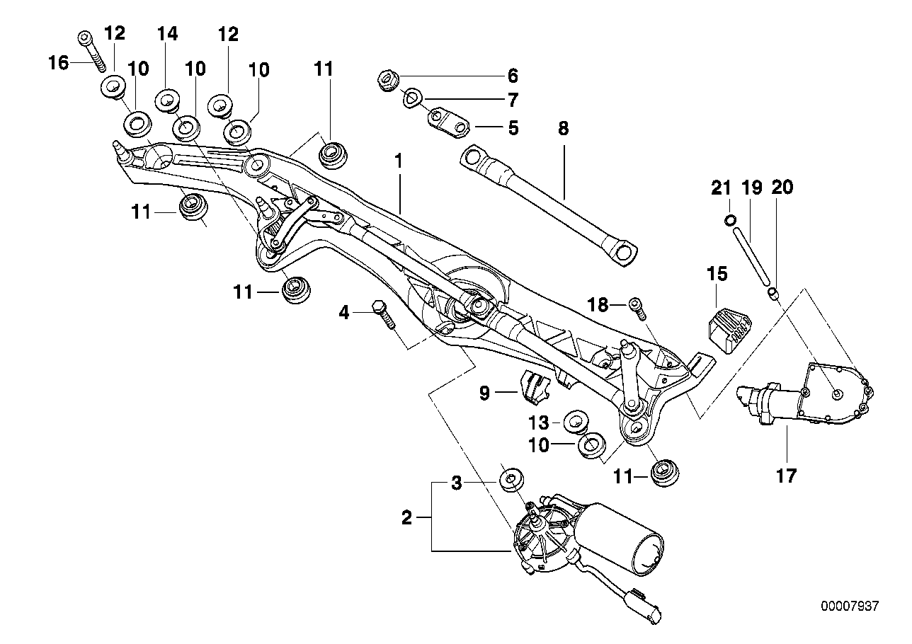 BMW 61618360294 Plug-In Connection Bracket