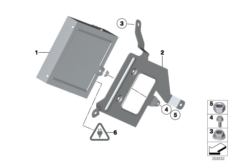 BMW 65129283499 Amplifier Hifi System