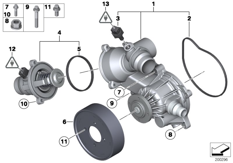 BMW 07129906390 Asa Screw With Washer