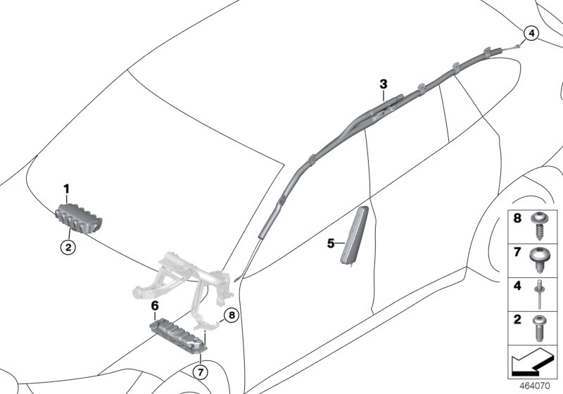 BMW 07119909349 Screw, Self Tapping