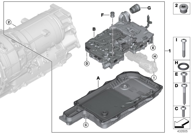 BMW 24008672612 EXCHANGE REPAIR KIT FOR MECH