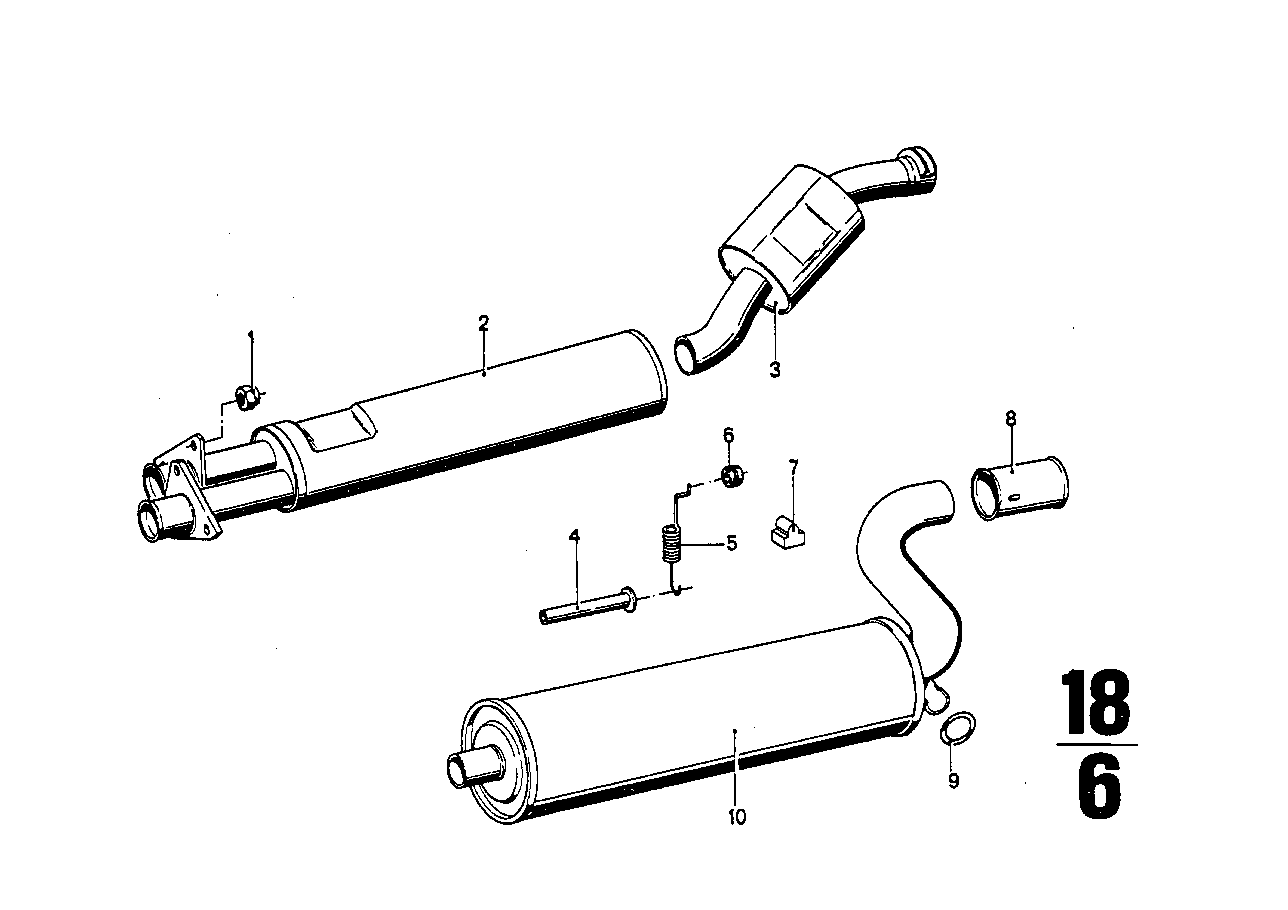 BMW 18211245346 Tension Spring