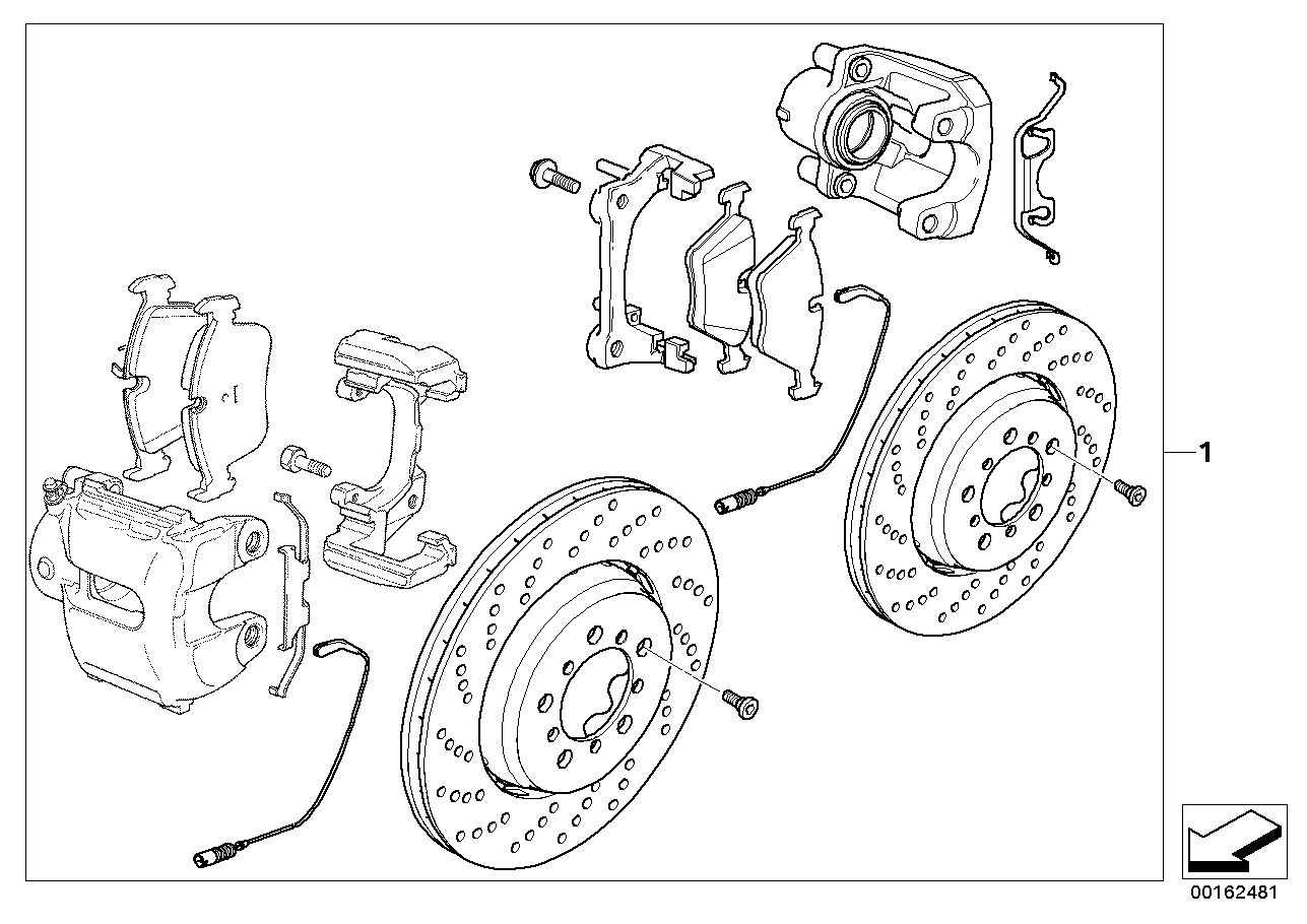 BMW 34000429573 Sports Brake Retrofit Kit