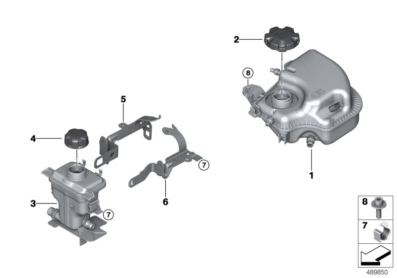 BMW 17138607137 Expansion Tank