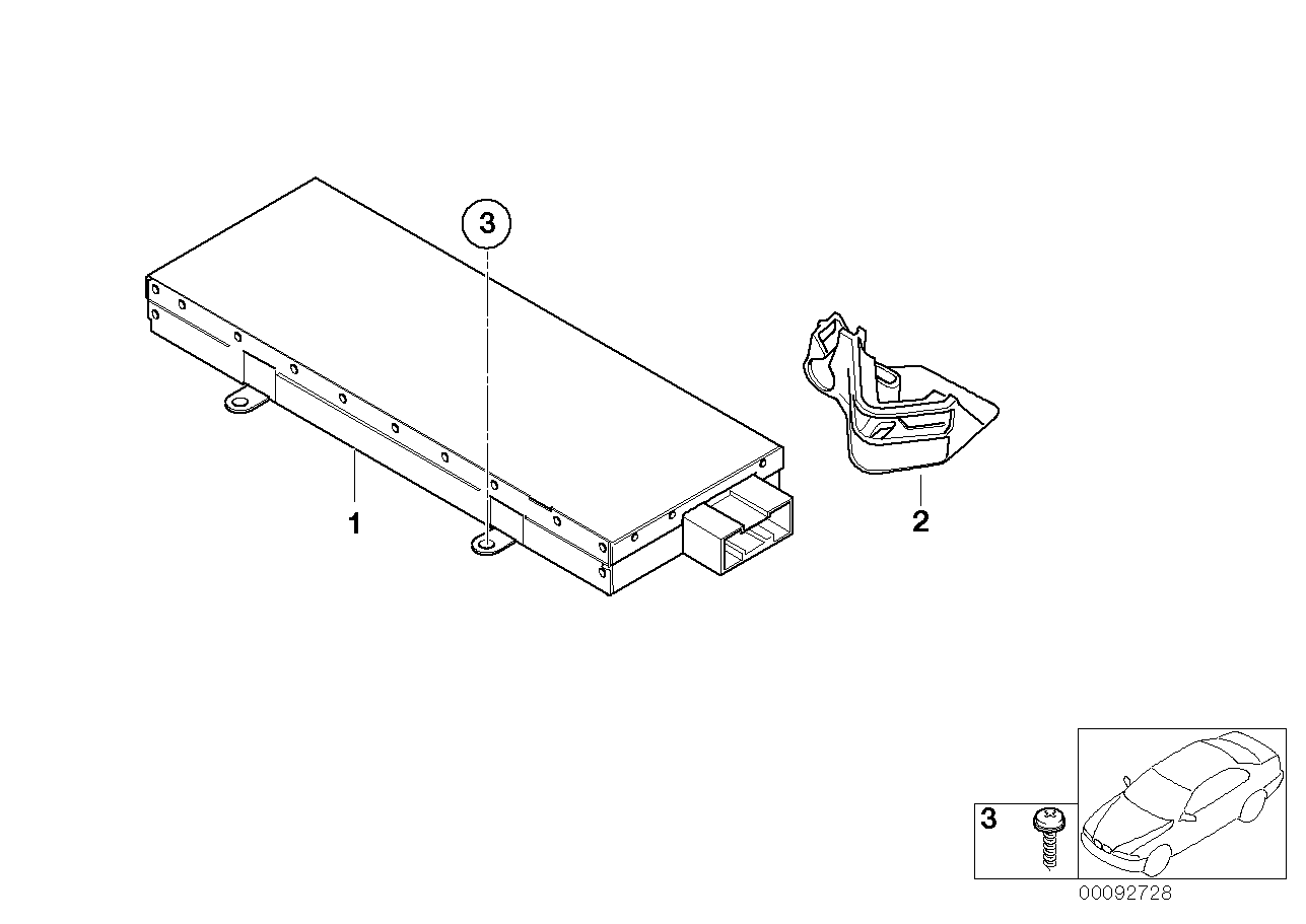 BMW 65206976779 Antenna Tuner