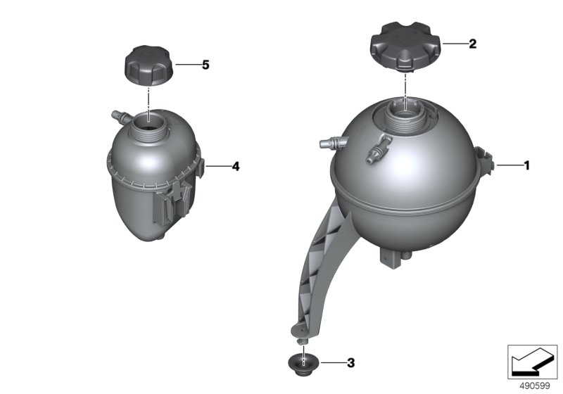 BMW 17138610662 EXPANSION TANK