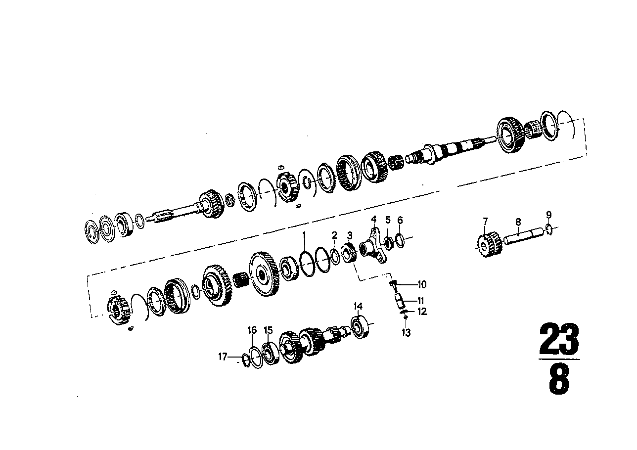 BMW 23211201329 Output Flange