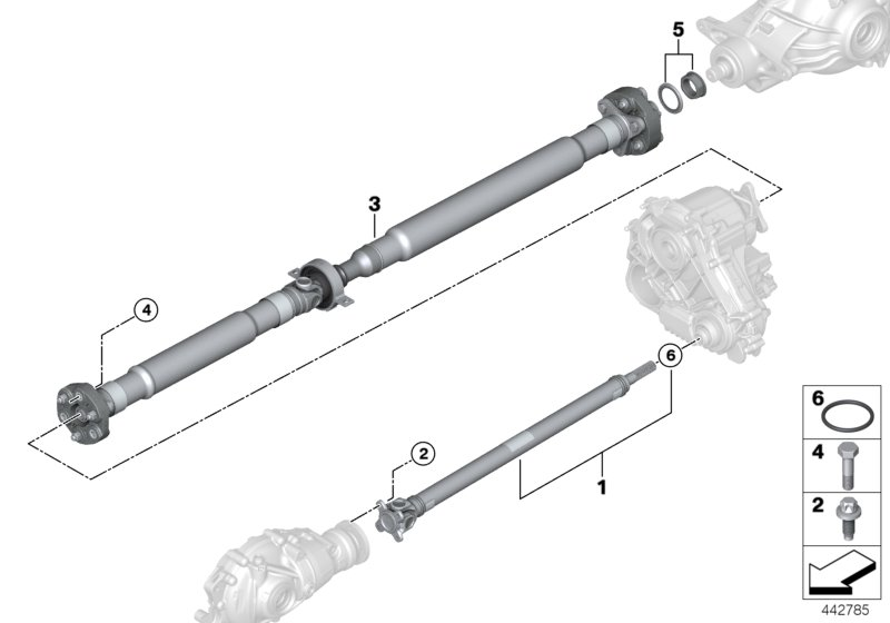 BMW 26119454792 SCREW WITH LOCTITE