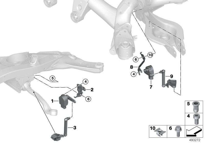 BMW 37146894095 CONNECTING ROD REAR