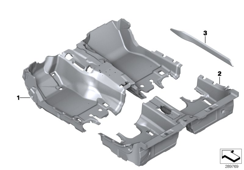 BMW 51478022251 Floor Covering, Rear