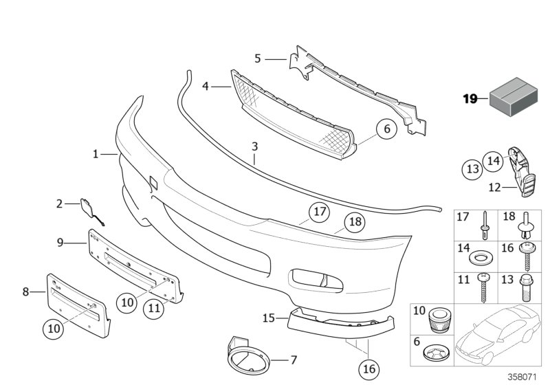 BMW 51117893066 Adapter