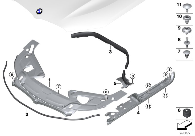 BMW 07148497647 Plug-In Mount For Function C