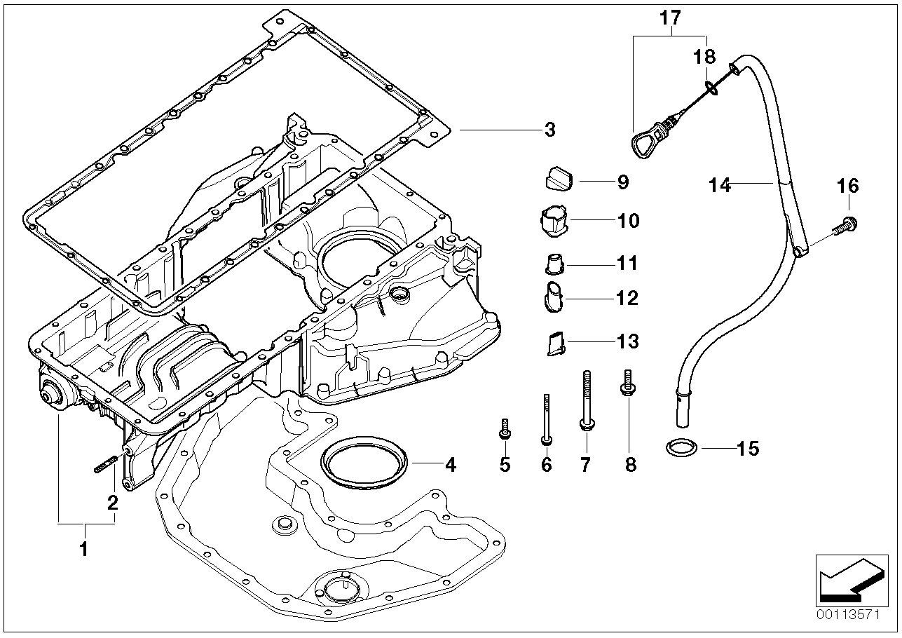 BMW 11437510475 Guide Tube